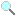 Magnifying glass that submits search query.